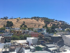 Aussicht von dem Roof Top Pool