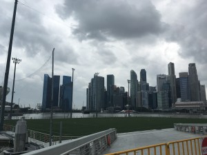 Fußballfeld auf dem Wasser