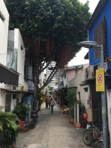Gasse in Little India Singapur