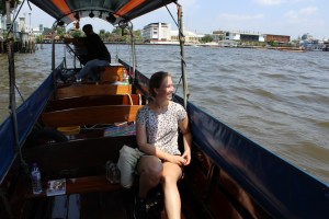 Fahrt im Longtail Boot