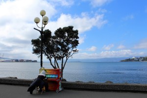Piano Spieler in Wellington