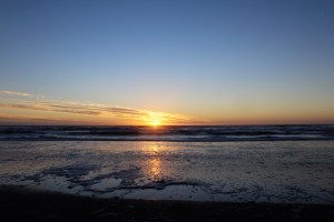 Sonnenuntergang in Lake Mahinapua