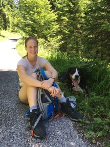 Wanderpause im Schatten