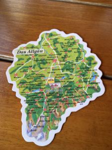 das Allgäu als Bieruntersetzer